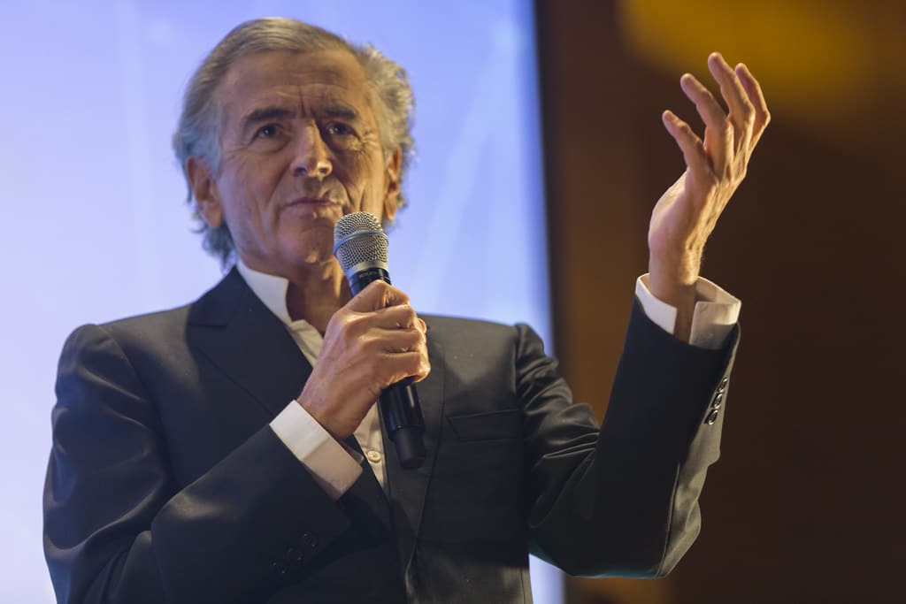 Bernard-Henri Lévy Lights the First Hanukkah Candle on Opening Night